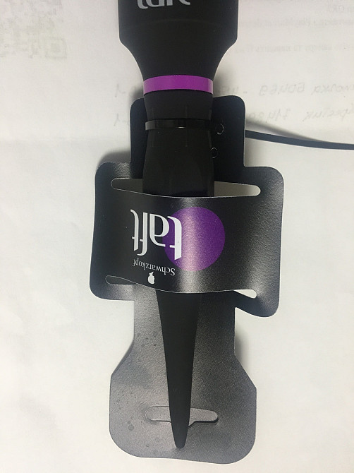 Расческа фирмы Schwarzkopf браш, расческа брашинг, круглая, фиолетово-черная, размер 26*5 см Киев - изображение 3