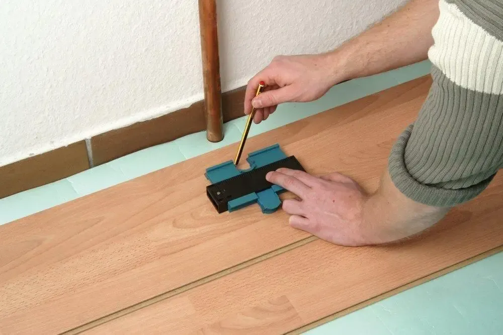 Измерительный контур инструмент линейка угольник Wolfcraft Irregular Ruler Коломия - фото 3