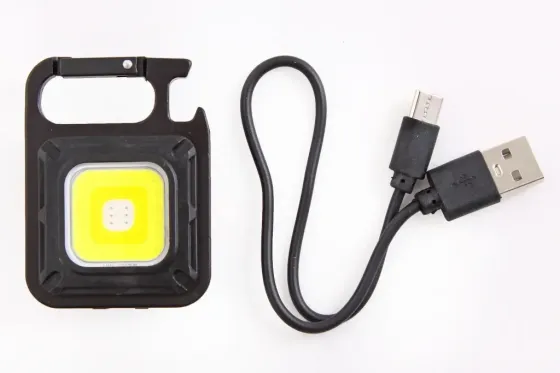 Брелок з ліхтарем і карабіном метал. Сила Люкс Вінниця