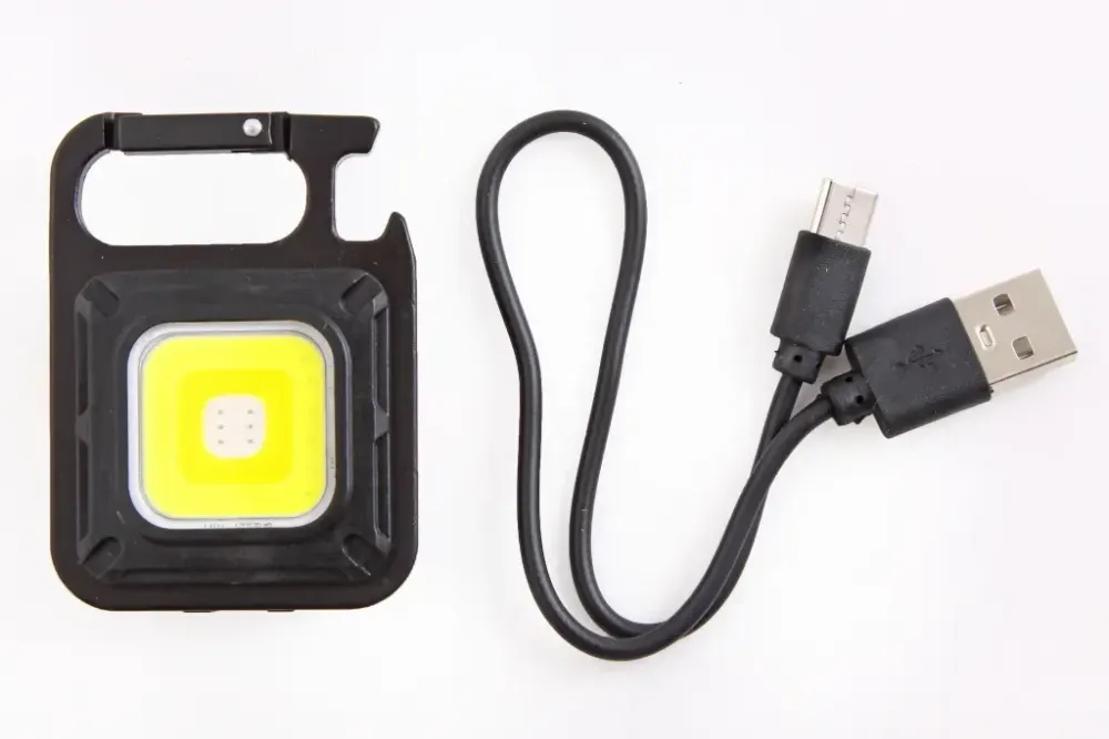 Брелок з ліхтарем і карабіном метал. Сила Люкс Вінниця - фото 1