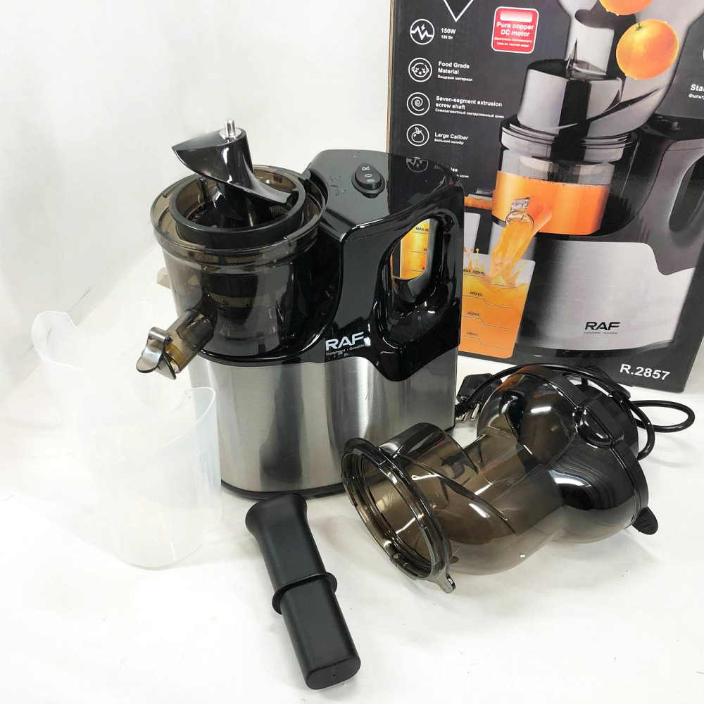 Соковыжималка для ягод RAF R.2857 150 Вт, Соковыжималка для яблок и моркови профи YH-15 Львов - изображение 11