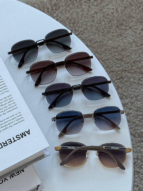 Женские очки Cartier на среднее лицо с металлической оправой MasterSem Киев - изображение 3