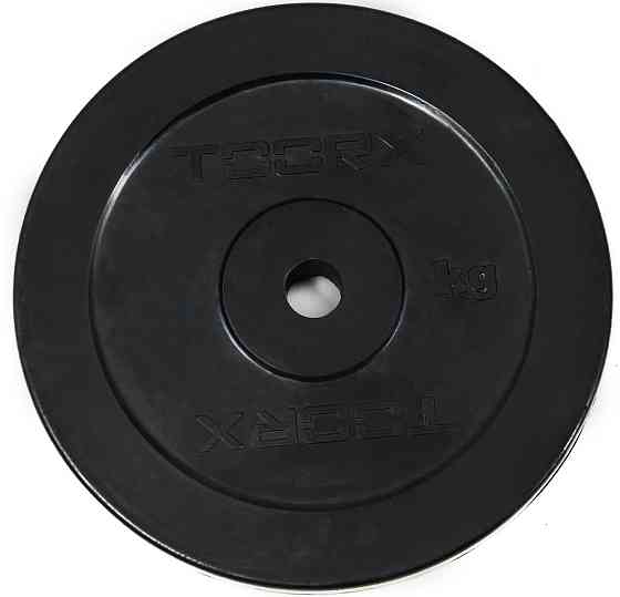 Диск для штанг и гантелей Toorx 1 кг 25 мм Черный (DGG-1) Киев