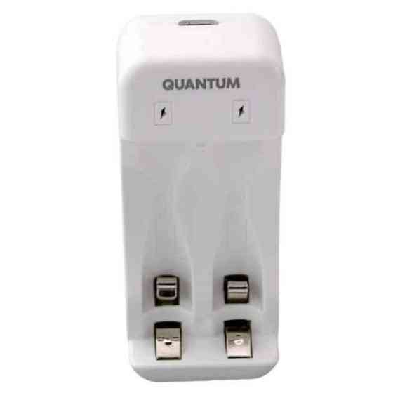 QM-BC1020 Зарядний пристрій Quantum QM-BC1020 для Ni-MH,NI-CD 1.2V акум. AA,AAA 2 slot (USB) Рівне