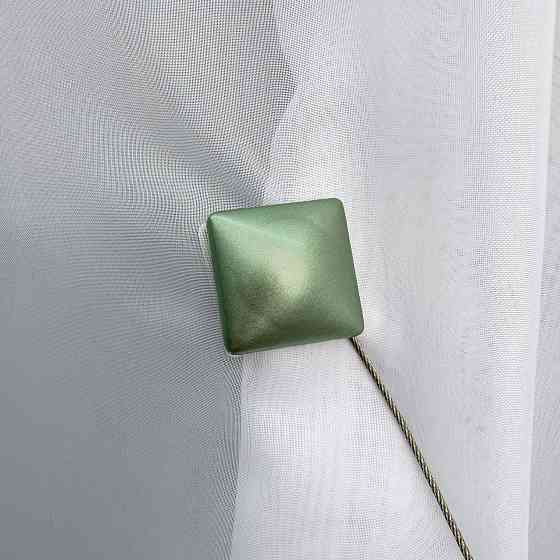 Магниты для штор и гардин Квадрат набор 2 шт Оливковый (81-281) Киев