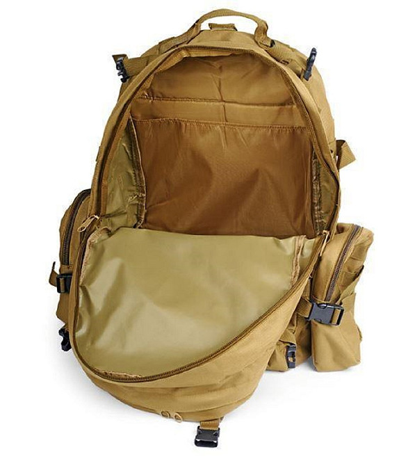 Рюкзак тактичний 55 л з підсумками койот Київ - фото 7