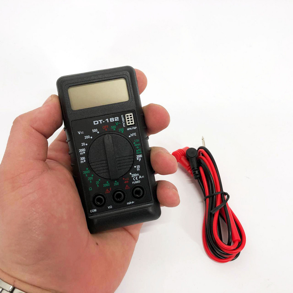 Електронний тестер мультиметр DT-182, Якісний мультиметр Відмінний Мультиметри портативні DU-62 Івано-Франківськ - фото 6