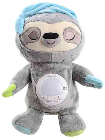 Іграшка-нічник Funmuch Лінивець з функцією колисання, проектором; колискові, білий шум (7120510) Київ