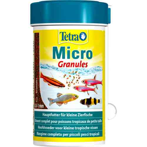 Корм Tetra Micro Granules для мелких аквариумных рыбок гранулы 100мл Киев
