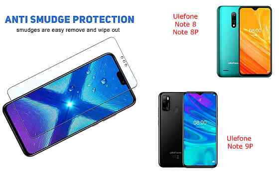 Защитное стекло NeoGlass для Ulefone Note 8, Note 8P, Note 9P – ультрапрозрачное и устойчивое Киев