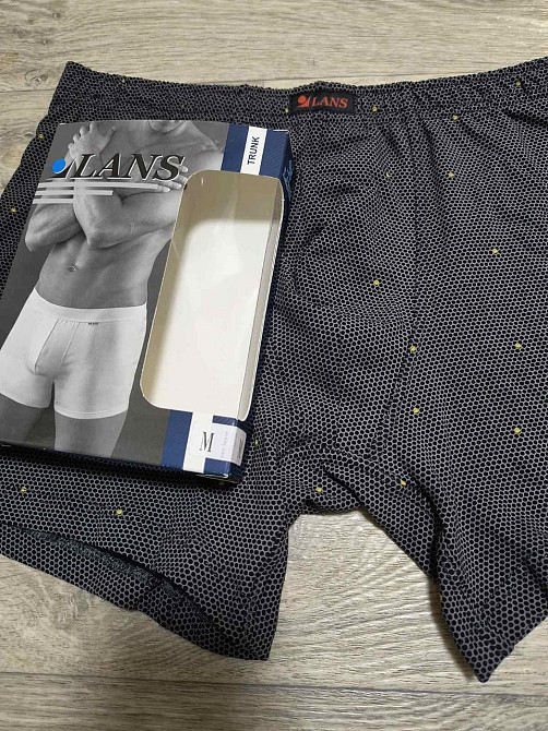 Мужские трусы шорты удлиненные Lans 