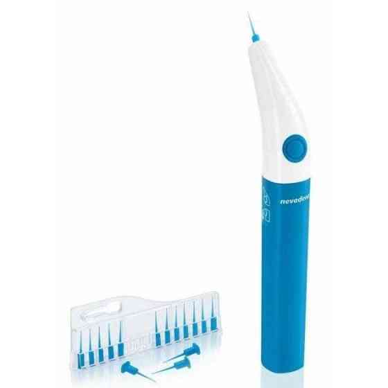 Электро зубочистка Nevadent NZR 1.5 A1 Флоссер 30 сменных насадок 2 скорости 3 температурных режима MD-18 Львов