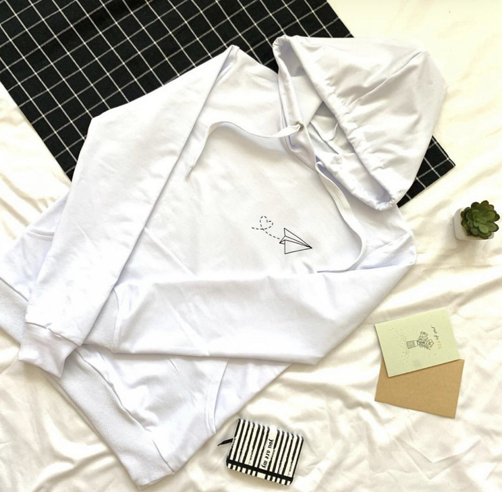 Чоловіча/Жіноча толстовка з капюшоном — Літак Чернівці - фото 1