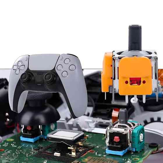 Механізм аналога 3D джойстика PS5 електромагнітний з датчиком холу Ginfull V5 Київ