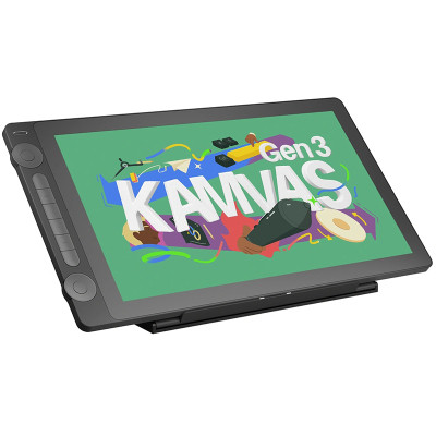 Графічний планшет Huion Kamvas 16 Gen3 Black + рукавичка (GS1563) Вінниця - фото 2