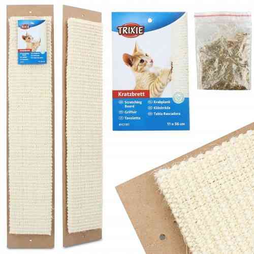 Дряпка Trixie Scratching Board для кошек, плоская, бежевая, 11х56 см Киев