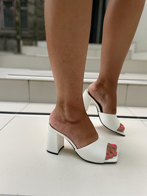 ARLEN Шльопанці жіночі ARLEN Ш-Амина білі (літо, шкіра натуральна) (4876) Коломыя - изображение 9