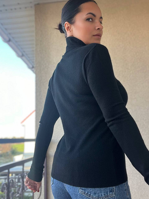 Гольф женский A-N 202 водолазка высокое горло, черный, one size Киев - изображение 10