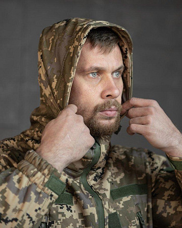 Тактичний костюм софтшел BANDIT піксель ВТ7960 Київ - фото 4