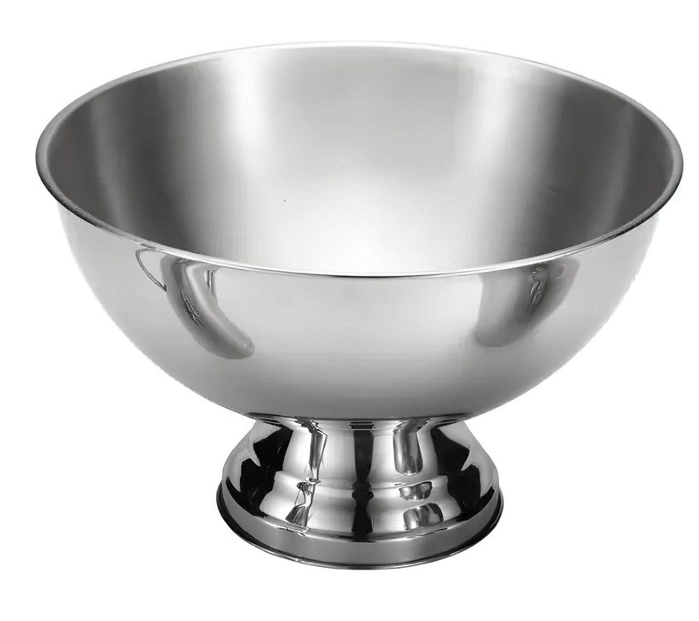 Кулер для шампанского RESTEQ из нержавеющей стали 40×25 см — ведро для льда с хромированным покрытием Киев - изображение 2