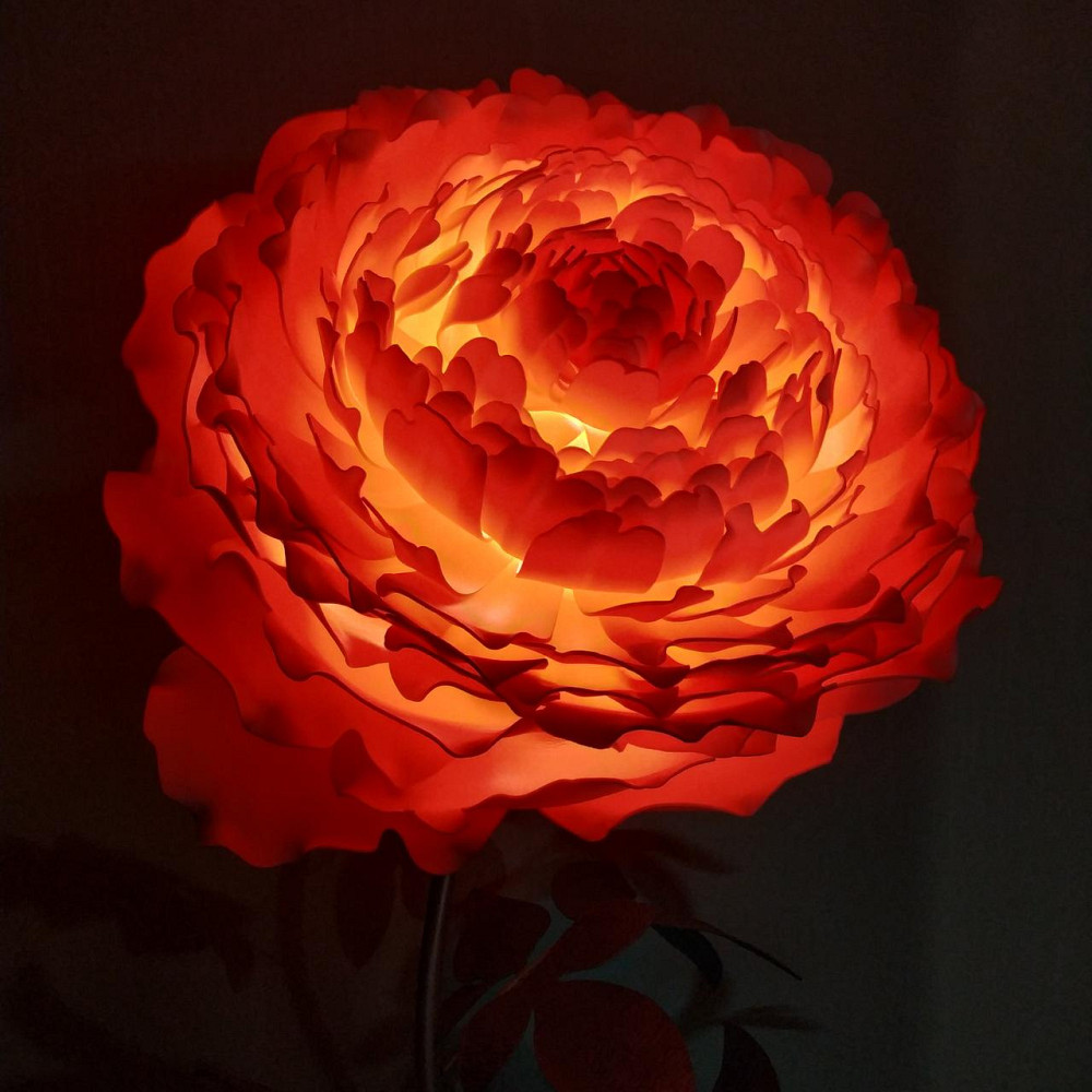 Торшер-нічник "Півонія рожевий" Дніпро - фото 6