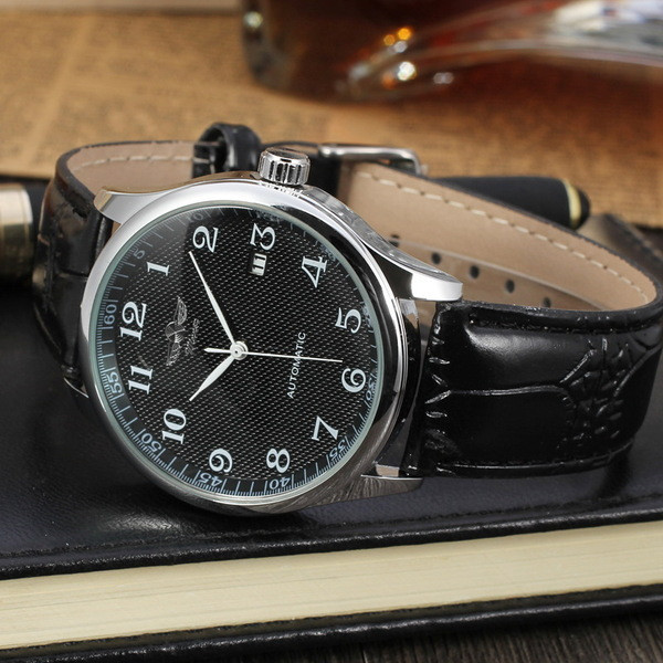 Часы мужские механические Winner Handsome Leather (2 ремешка) Винница - изображение 9