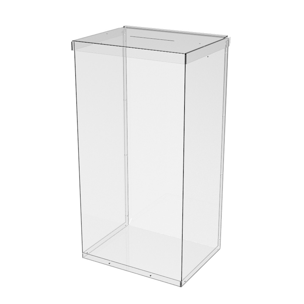 Ящик EKOSTAR без замка для пожертвований и сбора денег 260x200x500. Объем 26 литров Киев - изображение 2