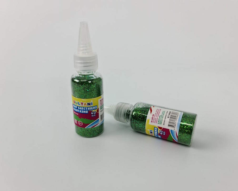 Набір для дитячої творчості "Блискітки" зелений (1 шт.) Харків - фото 2