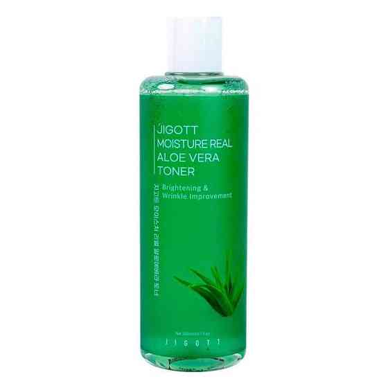 Тонер для обличчя Aлoe Moisture Real Aloe Vera Toner Jigott 300 мл Київ