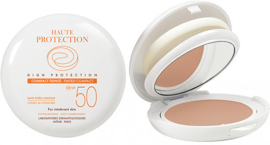 Авен Солнцезащитный Компакт Бежевый SPF 50+ Avene Solaires Tinted Compact SPF 50+, 10 гр Днепр - изображение 2