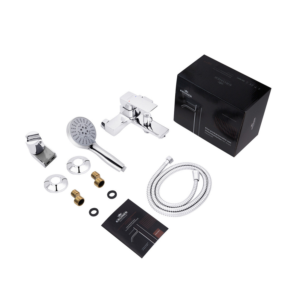 Смеситель для ванны с душевым гарнитуром Kroner KRP Harz - C060 Киев - изображение 8