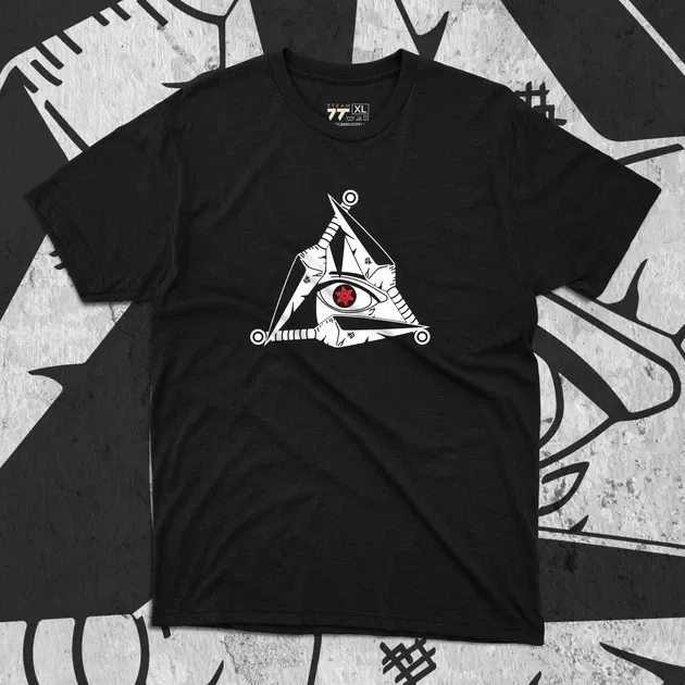 Футболка мужская с принтом Наруто Кунаї Саске Размер 48 Anime0295 Днепр - изображение 1