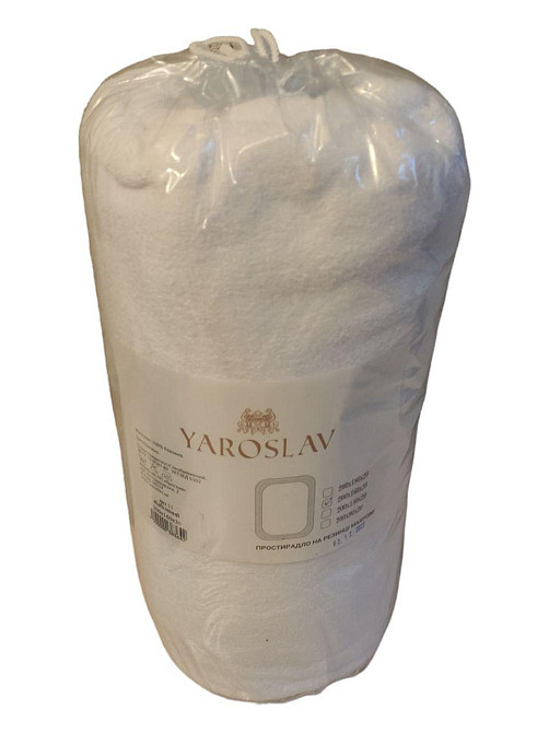 Простынь махровая на резинке 180*200*20 белая, махровая простынь Киев - изображение 3