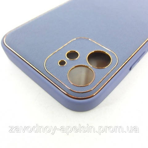 IPhone 12 шкіряний чохол Epik lavander Одеса - фото 2