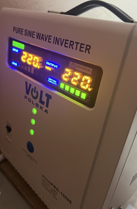 Гибридный ИБП/инвертор Volt Polska SINUS PRO 1500E 12V 230V. Харьков - изображение 2