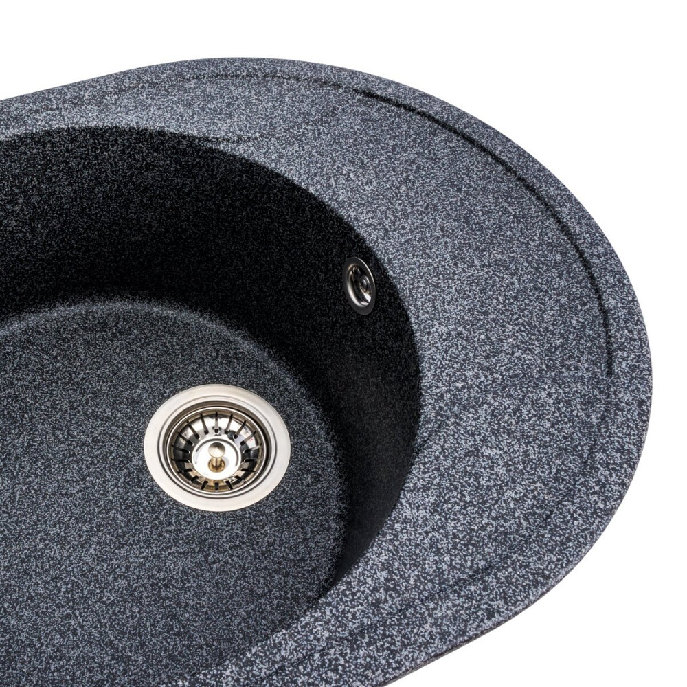 VALESO Гранітна мийка для кухні VALESO ONYX 5847 матова Графіт Київ - фото 4