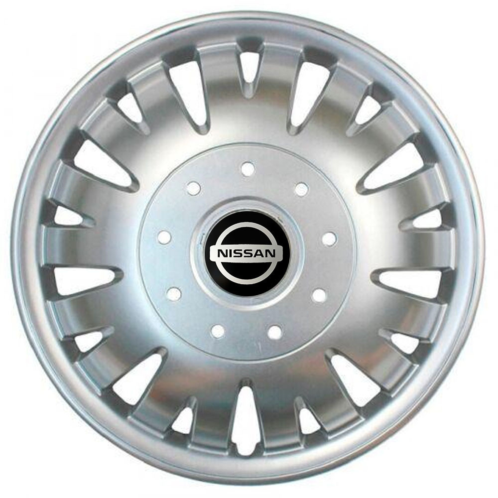 Автомобильные модельные колпаки R16 Nissan 410 4шт, SJS, серебряные Киев - изображение 1