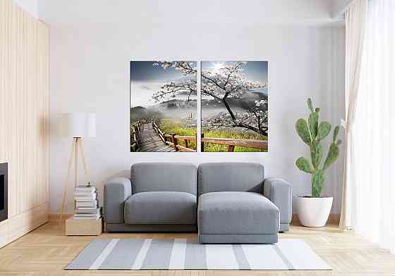Модульна картина у вітальню/ спальню  Природа      TLV-2_105 90x132 см Київ