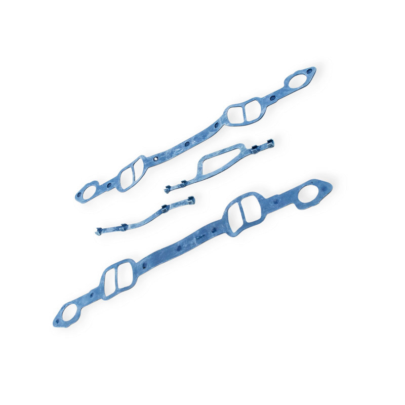 Прокладка колектора ЗІЛ 130 (к-кт 4 шт) синя впускного Мукачево - фото 1