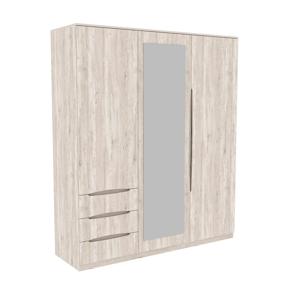 Шкаф Дельта 2, Самоа Димчастий, 1800х550х2100 Львов - изображение 1