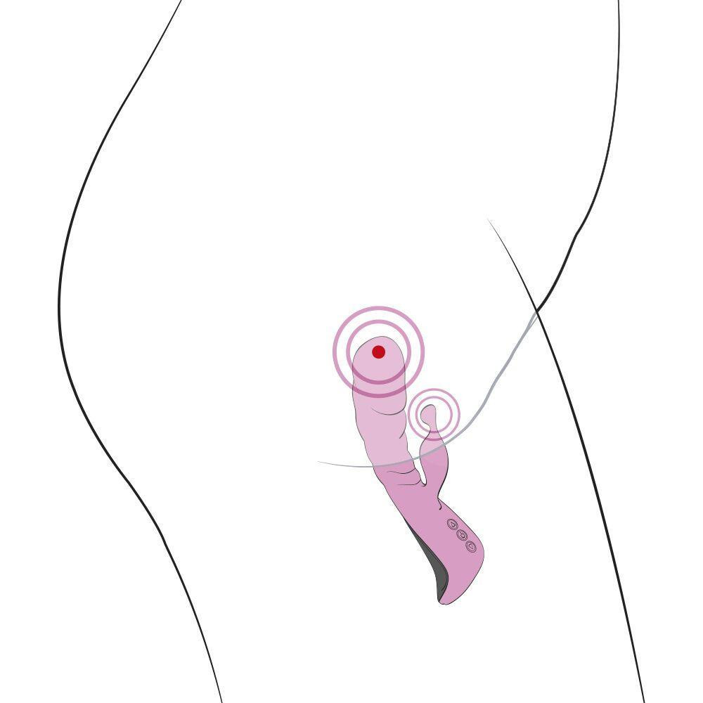 Вібратор Adrien Lastic Trigger з масажними рухами стовбура Sex Aura Київ - фото 5