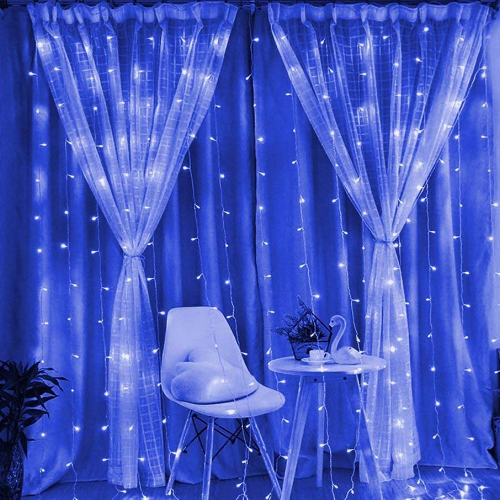 Світлодіодна гірлянда завіса (водоспад) 300 Led 3*3м синя 220V CW-GW-300L33VWFBL ColorWay Житомир - фото 2