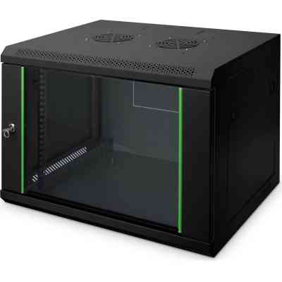 Шкаф настенный Digitus Wall Mounting Dynamic Basic 19" 7U 600x600, RAL 9005 (DN-1907U-6/6-EC-SW) Винница