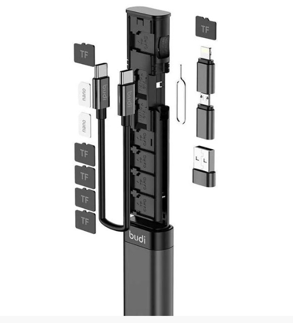 Универсальный смарт-адаптер Budi (карта памяти, кабель для передачи данных, USB-бокс) Винница - изображение 7