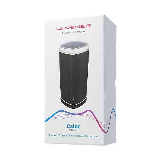 Смарт-мастурбатор с подогревом Lovense Calor, интеллектуальная регулировка интенсивности Sex Aura Киев