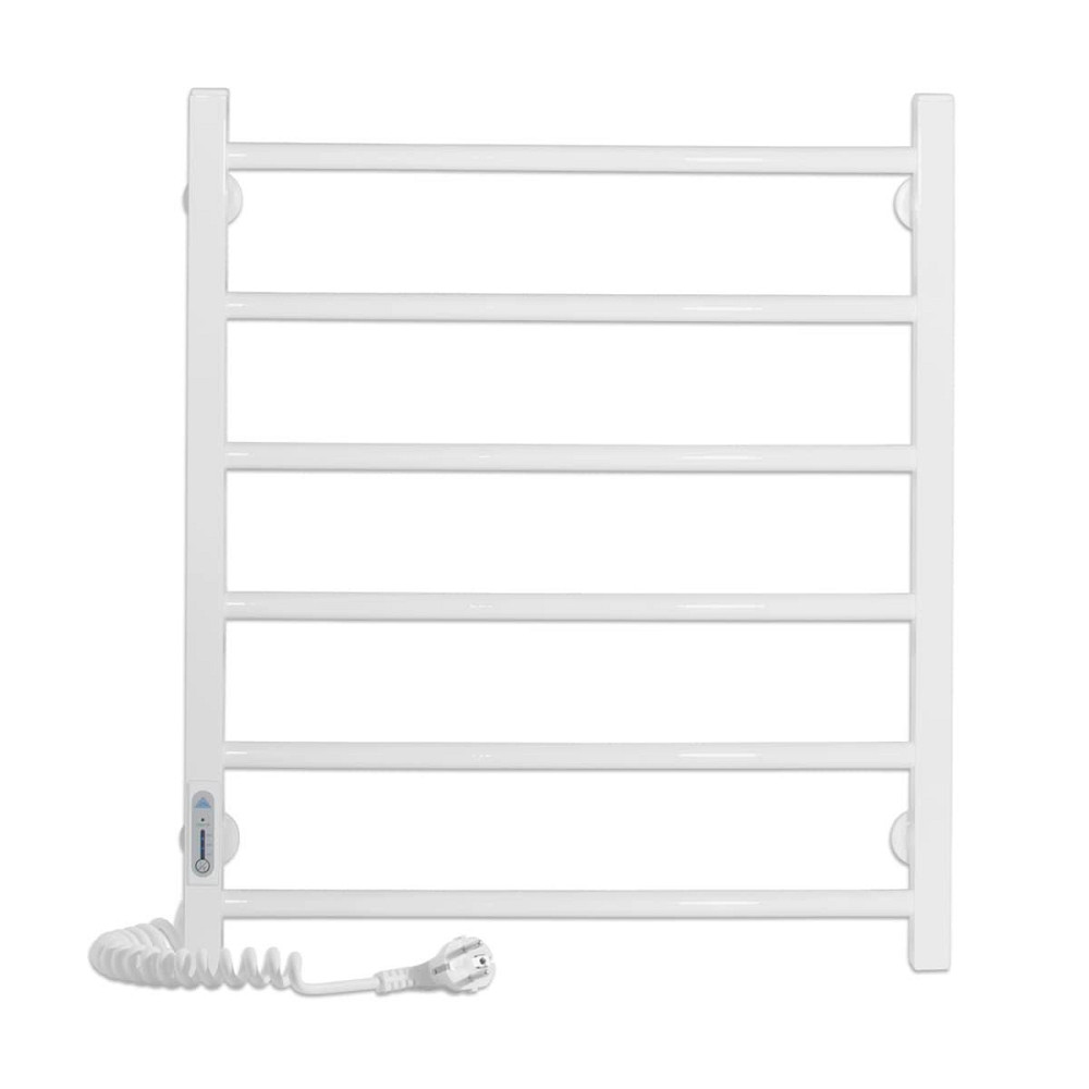 Електричний полотенцесушитель Laris Зебра Альфа ЧК6 500Х600 Е білий, ліве підключення Київ - фото 2