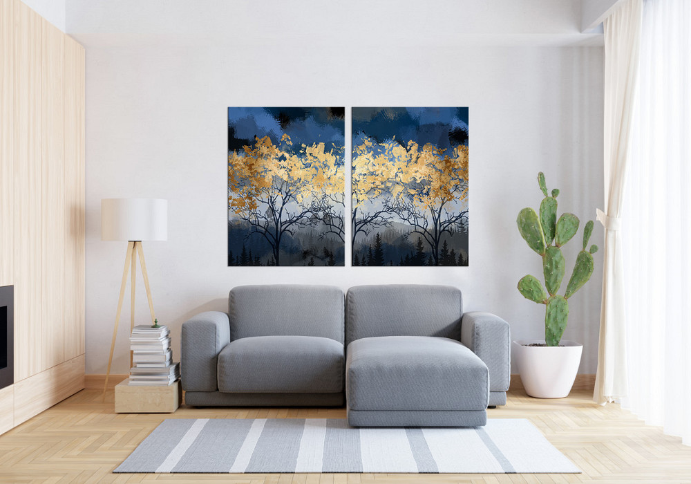 Модульна картина у вітальню/ спальню  Природа     TLV-2_103 90x132 см Київ - фото 3