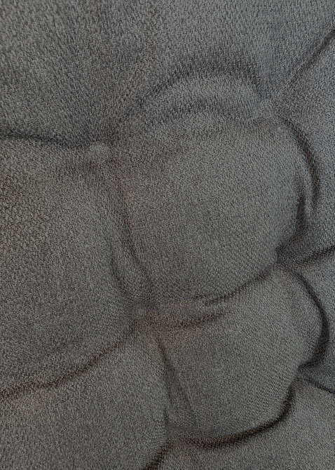 Подушка для стільців (40x120х4 см) подвійна Decorator Мальмо колір темно-сірий 84-158 Київ - фото 2