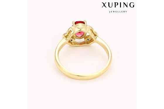 Кольцо с красным камнем 14К - 16,5размер Киев