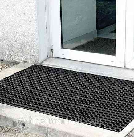 Коврик 100 см х 50 см х 1.5 см резиновый грязезащитный ячеистый сота Харьков